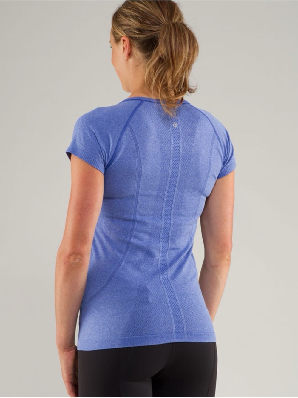 Lululemon Short-Sleeve Performance Tee in Periwinkle